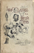 CLADEL (Léon). | Léon Cladel et sa kyrielle de chiens.