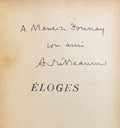 BEAUNIER (André). | Eloges.