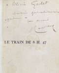 COURTELINE (Georges). | Le train de 8 h. 47 (La vie de caserne). Illustrations de Steinlen et Durvis.