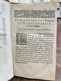 MONTAIGNE (Michel de). | Les Essais. Édition nouvelle, prise sur lexemplaire trouvé après le décès de lauteur, revue & augmentée dun tiers outre les précédentes impressions.