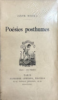 DIERX (Léon). | Poésies posthumes.