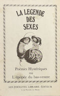 HARAUCOURT (Edmond). | La légende des sexes. Poèmes hystériques ou l'épopée du bas-ventre.
