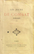 HUGUES (Clovis). | Les jours de combat : poésies.
