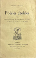 HUGUES (Clovis). | Poésies choisies.