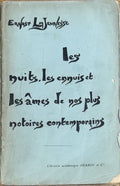 LA JEUNESSE (Ernest). | Les nuits, les ennuis et les âmes de nos plus notoires contemporains.