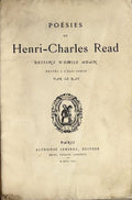 READ (Henri-Charles). | Poésies.