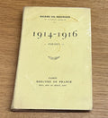 REGNIER (Henri de). | 1914-1916. Poésies.