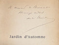 THEURIET (André). | Jardin d'automne.