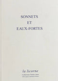 COLLECTIF. BURTY (Philippe). | Sonnets et eaux-fortes.