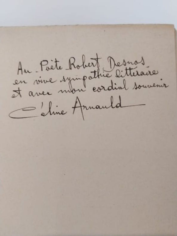 ARNAULD (Céline). | La Nuit pleure tout haut. Poëme.