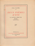 CLAUDEL (Paul). | Deux poèmes d'été. La Cantate à trois voix. Protée (Drame satirique).
