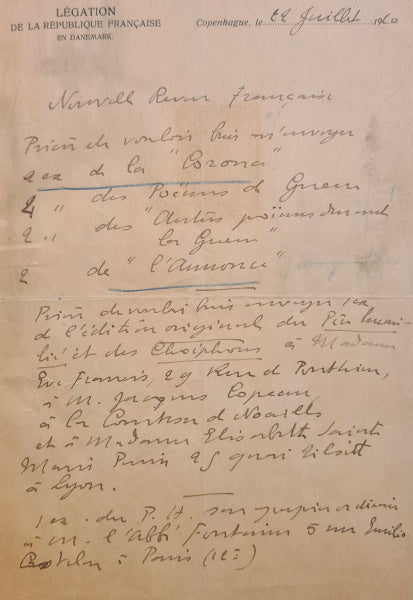 CLAUDEL (Paul). | Le Père humilié. Drame en quatre actes.