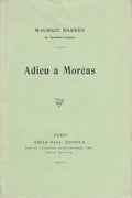 MOREAS BARRES (Maurice). | Adieu à Moréas.