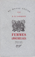LAWRENCE (D.-H.). | Femmes amoureuses. Traduit de l'anglais par Maurice Rancès.