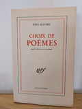 ELUARD (Paul). | Choix de poèmes. Nouvelle édition revue et augmentée.