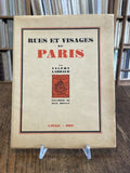 LARBAUD (Valery). | Rues et visages de Paris.