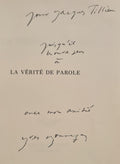 BONNEFOY (Yves). | La Vérité de parole.