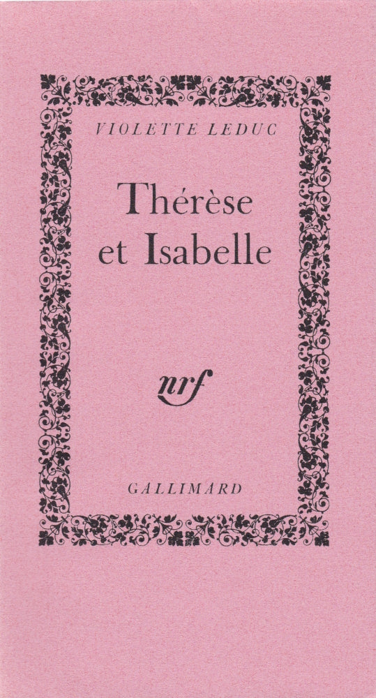 LEDUC (Violette). | Thérèse et Isabelle.