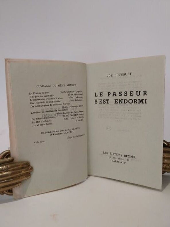 BOUSQUET (Joë). | Le Passeur s'est endormi.