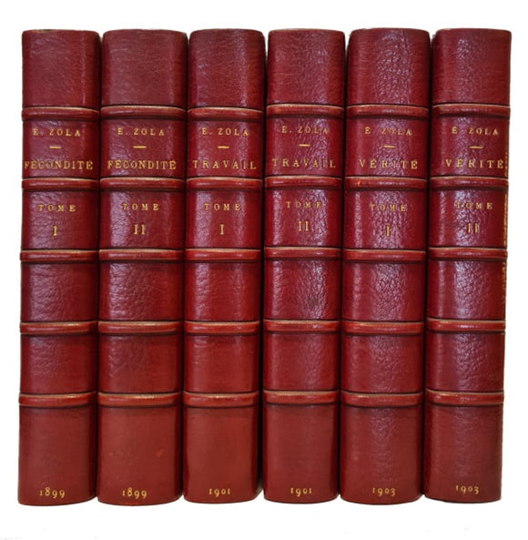 ZOLA (Emile). | Fécondité. Travail. Vérité (Les Quatre Evangiles).