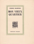 CHAMPION (Pierre). | Mon vieux quartier.