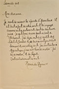 REGNIER (Henri de). | Lettre autographe signée adressée à un ami..