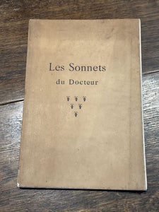 CAMUSET (Georges) | Les Sonnets du docteur.
