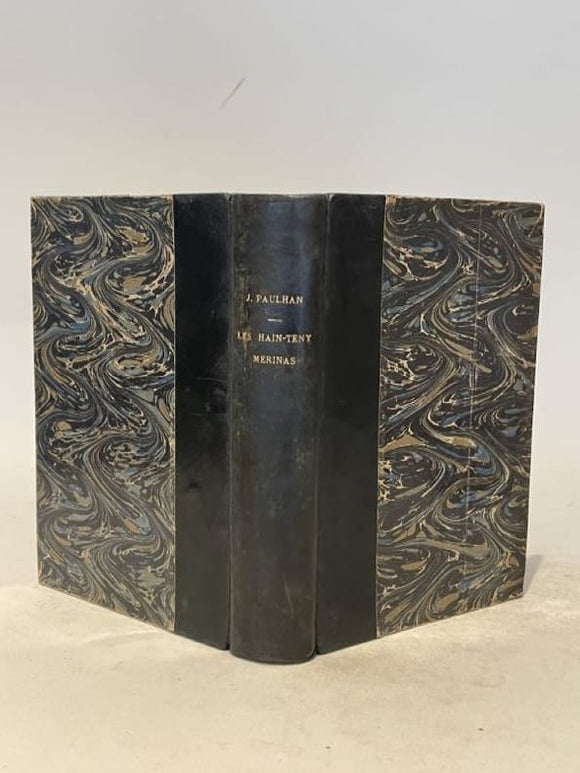 PAULHAN (Jean). | Les Hain-Teny Merinas. Poésies populaires malgaches recueillies et traduites par...