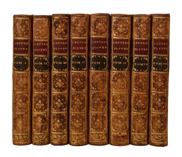 ARGENS (Marquis d') | Lettres juives, ou correspondance philosophique, historique et critique entre un Juif voyageur en différents Etats de l'Europe et ses correspondants en divers endroits.