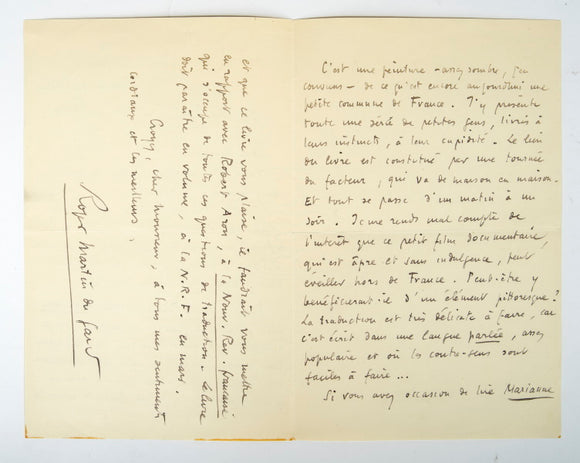 MARTIN DU GARD (Roger). | Vieille France.