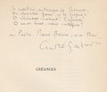 SALMON (André). | Créances (1905-1910). Les clefs ardentes. Féeries. Le calumet.