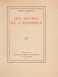 THIBAUDET (Albert). | Les Heures de l'Acropole.