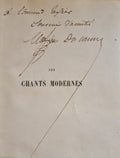 DU CAMP (Maxime). | Les Chants modernes.