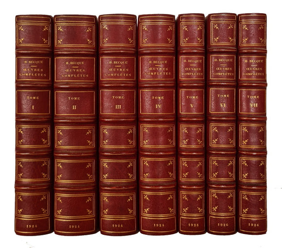 BECQUE (Henry). | Oeuvres complètes.