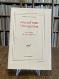 JOUHANDEAU (Marcel). | Journal sous l'Occupation, suivi de La Courbe de nos angoisses.