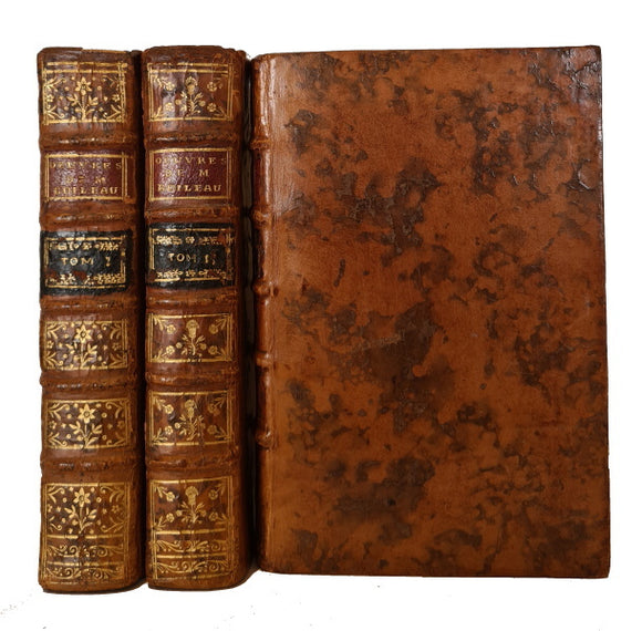 BOILEAU-DESPREAUX | Oeuvres. Nouvelle édition, avec des éclaircissement historiques donnés par lui-même, & rédigés par M. Brossette ; agumentée de plusieurs pièces, tant de l'ateur, qu'aïant rapport à ses ouvrages ; avec des remarques & des diss...