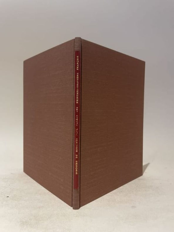 VALERY (Paul). | Discours prononcé au dîner de la Société des peintres-graveurs français le 29 novembre 1933.