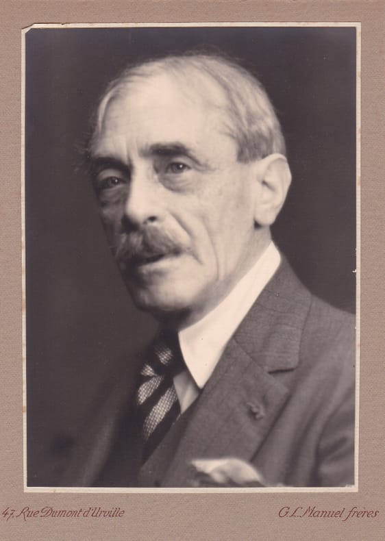 VALERY (Paul) . | Portrait photographique original de Paul Valéry par le Studio G. L. Manuel (années 30).