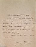 BATAILLE (Henry). | Réunion de deux lettres autographes signées adressées à Jules Claretie.