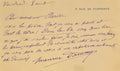 DONNAY (Maurice). | Deux cartes autographes signées adressées à Jules Claretie.