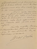 PROVINS (Michel). | Lettre autographe signée adressée à Jules Claretie.