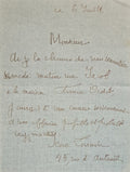 LORRAIN (Jean). | 2 lettres autographes signées en rapport avec la maison Firmin-Didot.