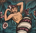 SALMON (André). | L'Amant des Amazones. Images gravées par Daragnès.