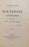 VALLERY-RADOT (Vincent-Félix). | Souvenirs littéraires publiés par René Vallery-Radot.