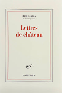 DEON (Michel). | Lettres de château.