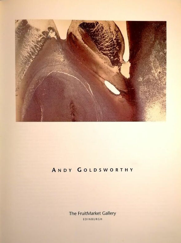 GOLDSWORTHY (Andy) | Ice and Snow Drawings, 1990-1992.
