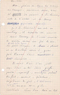 JOUHANDEAU (Marcel). | Manuscrit autographe sur Paul Léautaud et André Gide, daté de décembre 1950.