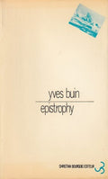 BUIN (Yves). | Epistrophy.