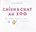 KOECHLIN (Lionel). | Chien & Chat au zoo.