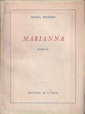 DELEDDA (Grazia). | Marianna : roman.
